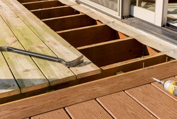 Cost of Old Deck Repair in Dover
