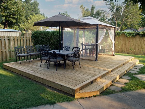 Cost of Backyard Deck Installation in Dover